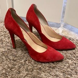 Red Pumps by Jessica Simpson